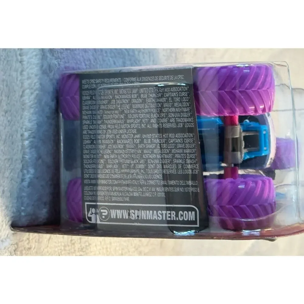 2025 Monster Jam Sparkle Smash Monster Truck & Dirt Bike Walmart Exclusive 1:64